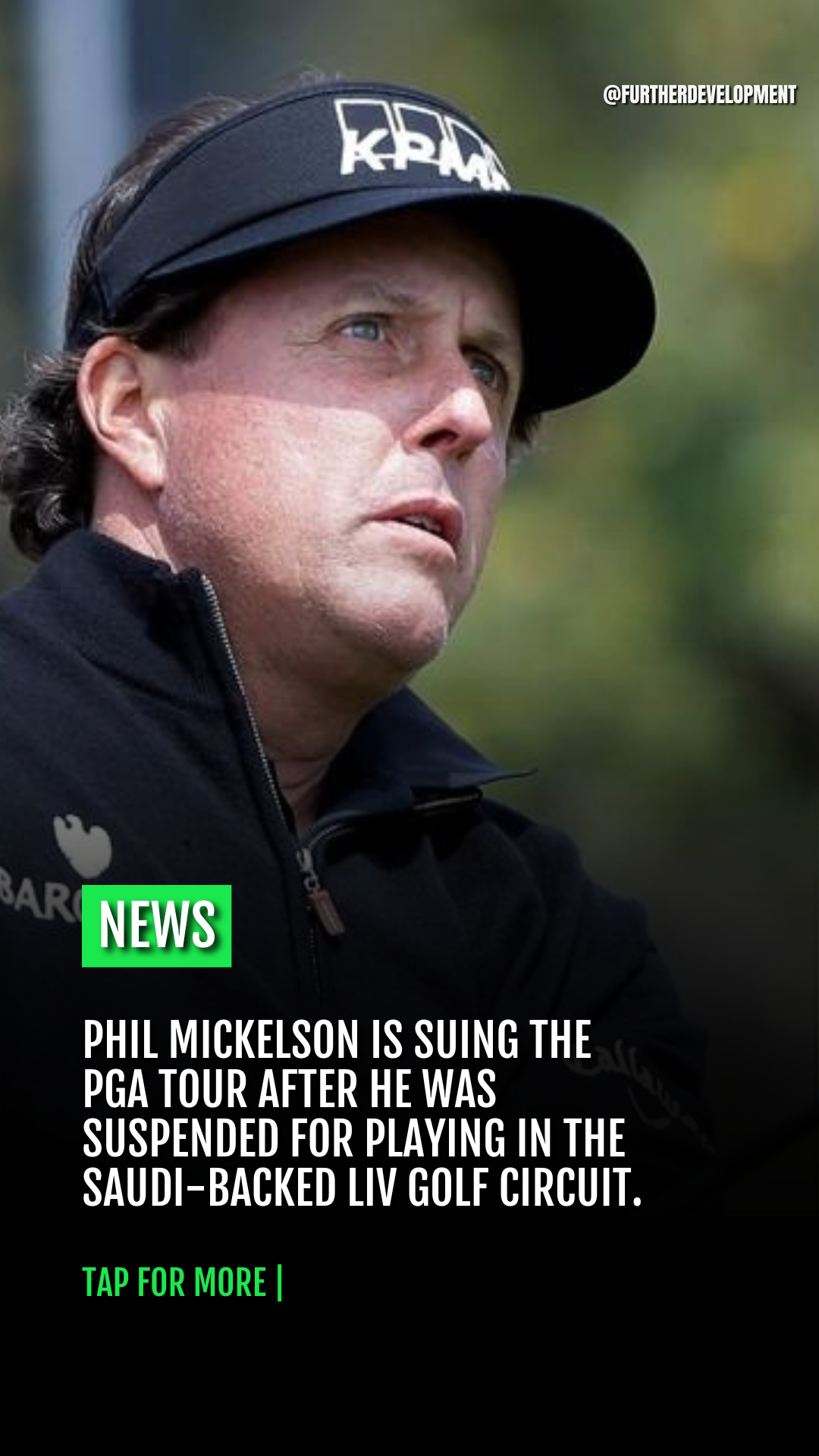 Phil Mickelson is suing the PGA Tour after he was suspended for playing In the Saudi-backed LIV Golf circuit.