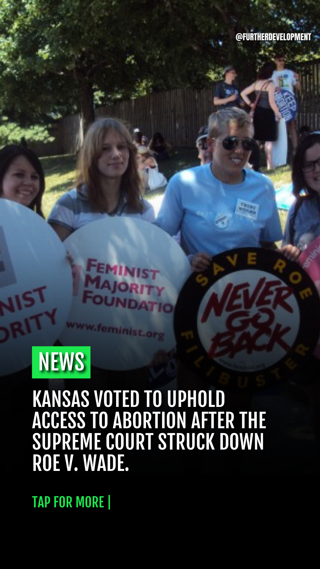 Kansas voted to uphold access to abortion after the Supreme Court struck down Roe v. Wade.