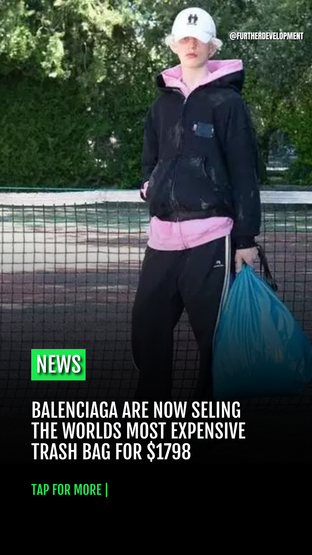 BALENCIAGA ARE NOW SELING THE WORLDS MOST EXPENSIVE TRASH BAG FOR $1790