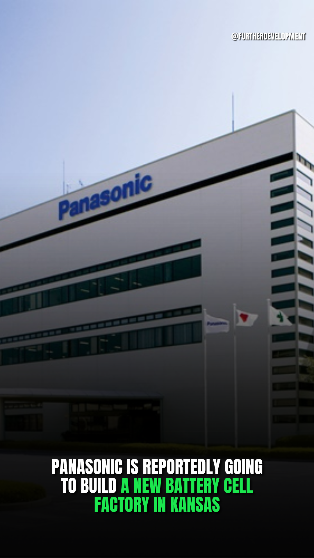 Panasonic is reportedly going to build a new battery cell factory in Kansas