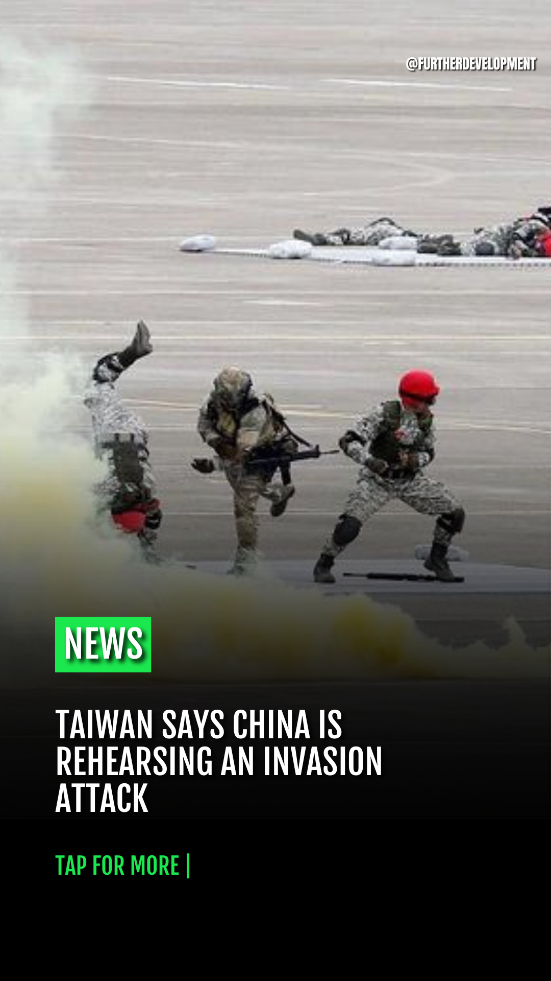 Taiwan says China is rehearsing an invasion attack