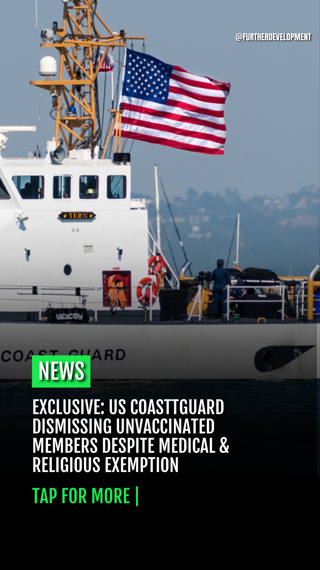 EXCLUSIVE: US CoasttGuard Dismissing Unvaccinated Members despite Medical & Religious Exemption